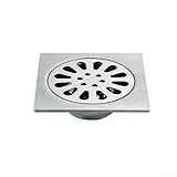 Matériau en acier inoxydable : fabriqué en acier inoxydable, ce drain de sol de douche est conçu pour durer, durable et résistant.