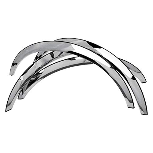 QMI 482003 -Fender Trim Compaible With Lincoln Town Car (1/2 Arch) Mirror Polished Stainless Steel Wide Width Set Of 4 #1