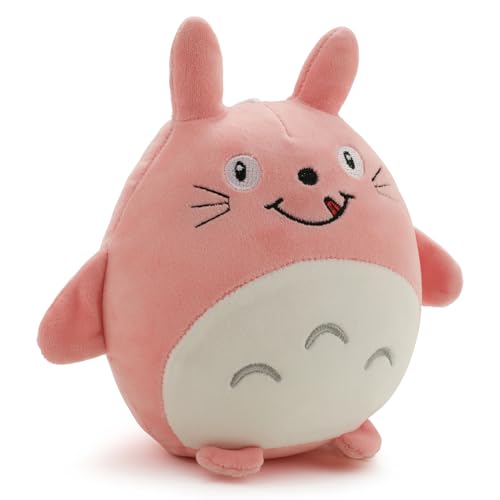 Image of Pink Donut Soft Plush Toy for Kids, Babies, Toddlers & Children, Cute Hug-Friendly Stuffed Toy, Safe, Lightweight & Easy to Clean (25CM)