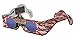 3D Christmas Glasses - 10 Pack Holiday Specs - Hologram Holiday Images