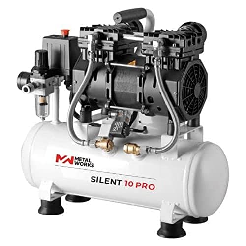 METALWORKS COMPRESOR SILENT 10 PRO - SIN ACEITE 10l marca