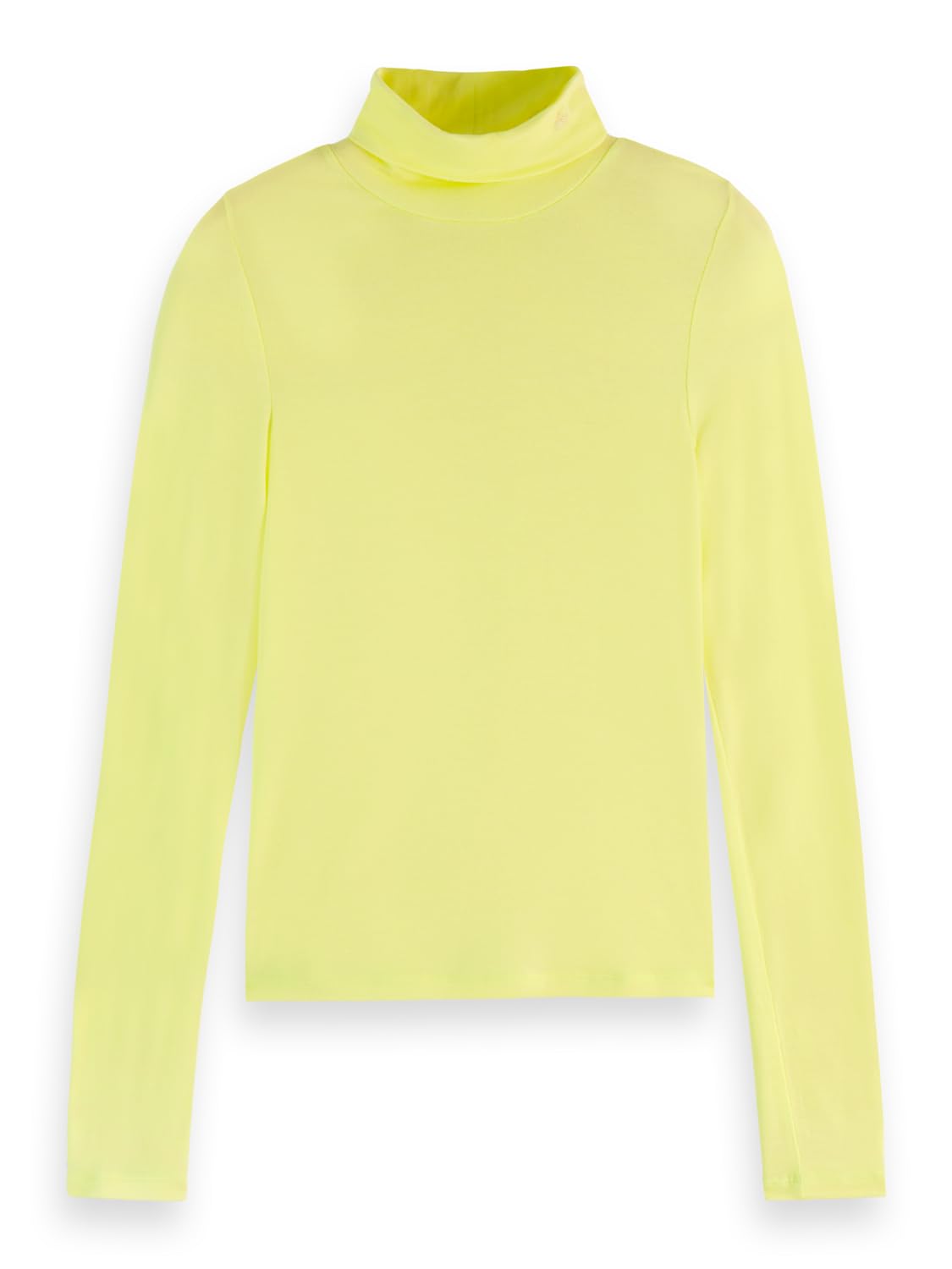 Scotch & Soda Damen T-Shirt Roll Up Neck Ls T-Shirt
