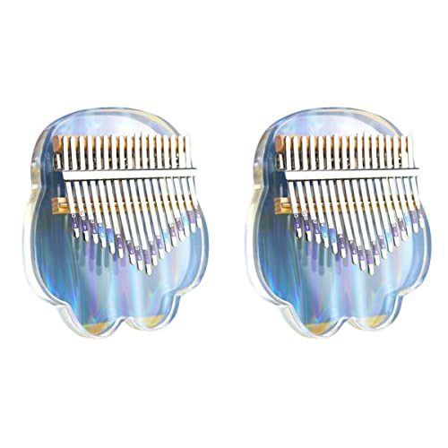 BIENKA 2pcs 17 Touches Kalimba Pouce Piano Portable Kalimba avec Tuning Hammer Mbira Doigt Piano Instruments de Musique… - Les Beatles, Paul McCartney, John Lennon, RIngo Starr, George Harrison BIENKA 2pcs 17 Touches Kalimba Pouce Piano Portable Kalimba avec Tuning Hammer Mbira Doigt Piano Instruments de Musique…