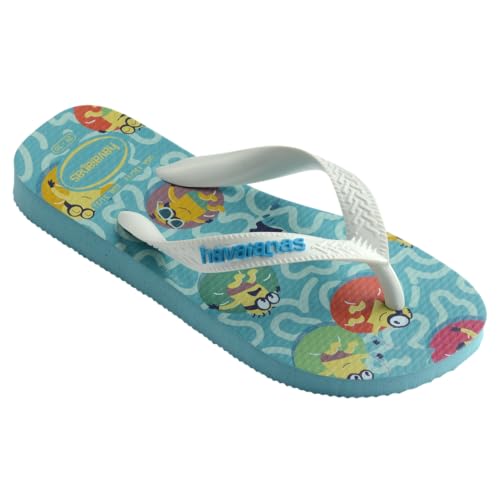 Havaianas Kids Minions Flip Flops, Kid's Character Sandals, Traditional Blue/White, 2Y Big Kid3