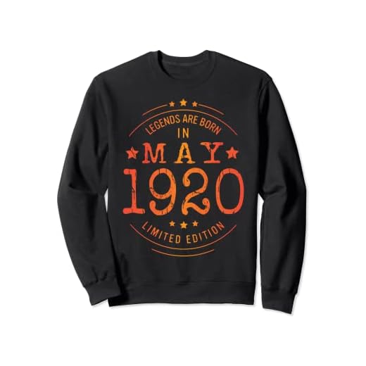 Cumpleaños Mayo 1920 Edición Limitada Regalo Legend May Sudadera