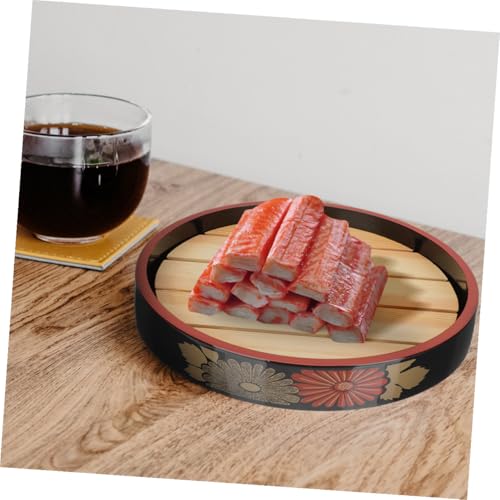Bandeja para Sushi de 24.5 cm de Plástico y Madera miniatura 4