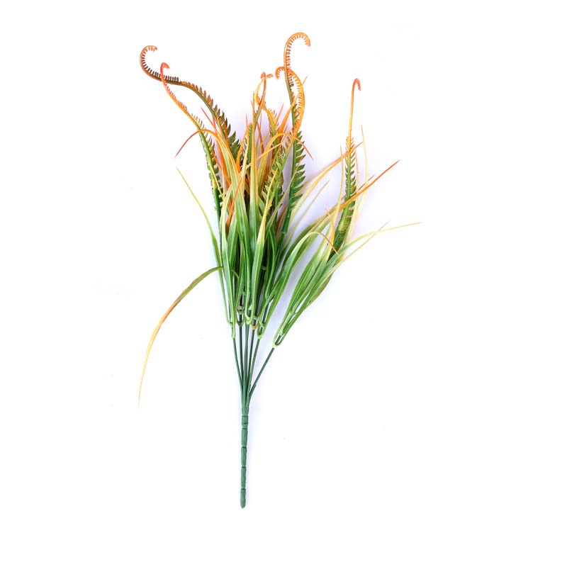 Artificial Bushes for Home Decor Orange Color (AGBF-082) Pack of 1