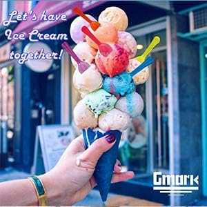 Miniatura 6 de Gmark - 100 cucharas de plástico extra resistentes, de 3 pulgadas, varios colores, para alimentos congelados, postre de helado blanco, 1 caja de
