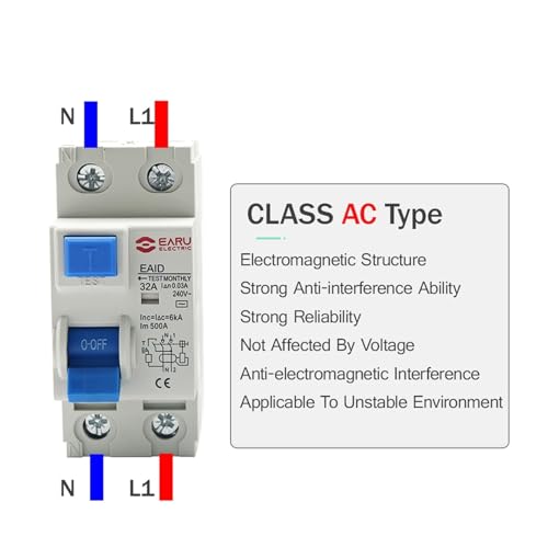 Disjoncteur électromagnétique 2P pour éliminer les risques de fuite de courant - 4