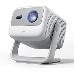 JMGO N1S GTV Portable Triple Laser Projector, 1080P FHD, 850 ISO Lumens, Official Netflix, HDR10, Gimbal Auto Image Correction, 200