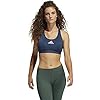 adidas-Womens-Dont-Rest-Alphaskin-Padded-Bra adidas Womens Don't Rest Alphaskin Padded Bra Crew Navy/White X-Large
