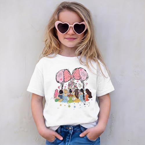 Image of Magic Kingdom Shirt for Girls - Princess Magical Shirts Cute Graphic Kids Toddler Holiday Vacation Tee Top