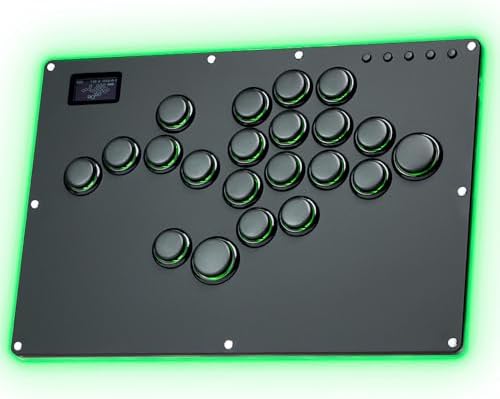 （10:00時点） Guilekeys レバーレス アケコン GK-21【2025改良型×コスパ】レバーレスコントローラー 21ボタン RGBライト ボタンリム搭載 格ゲー向け PS4/PS3/PC/Android/Steam/Switch対応 遅延なし 静音 持ち運び便利 膝置き対応 ボタン交換可能 日本語説明書付き