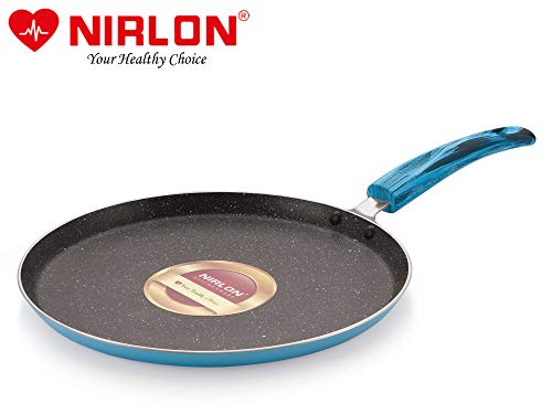Image of Nirlon Blue Sea Non Stick Aluminium Flat Dosa Tawa