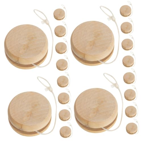 Toddmomy 4sets Lovely Balls for Boys and Girls Wooden Fingertip Plaything 5pcs*4