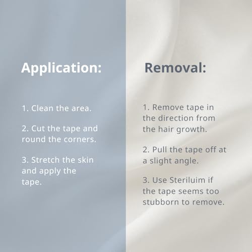 CureTape® Gentle | Kinesiology Tape for Hyper Sensitive Skin | Gentle Adhesion | 100% Hypoallergenic Water Resistant K Tape | for Thin Skin, Elderly or Children | Gentle to Remove | Medical KTape