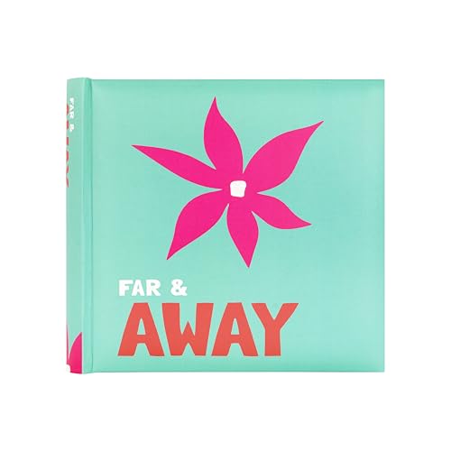 Image of MCS Far and Away Mint Photo Album Holds 200 4x6 Photos with Memo Space, Clear Side-Loading Pockets - Scrapbook Style Keepsake for Vacations & More - A Thoughtful Gift