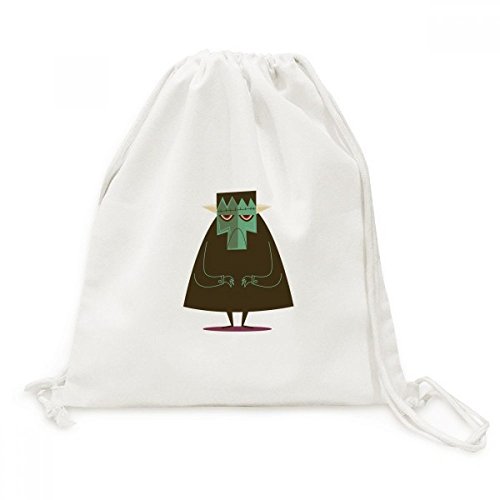 Sac de voyage Halloween à cordon pour transporter vos déguisements de fête en toile