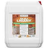 Leinöl für Holz – Natürliche Befruchtung – Pflege von Möbeln, Terrassen, Böden und Pavillons – Tiefenschutz – Betont die Maserung – Verlängert die Haltbarkeit