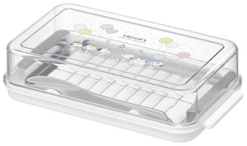 スケーター(Skater) ステンレス バター カッター バターケース バターナイフ付 200g 日本製 スヌーピー バルーン BTG2DXNN-A
