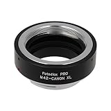 Fotodiox Pro Lens Mount Adapter Compatible with M42 (42mm x1 Thread Screw Mount) Lens to Canon XL Mount Video Camera. XL-1, XL-1s, XL-2, XL-H1 HDV Camcorder