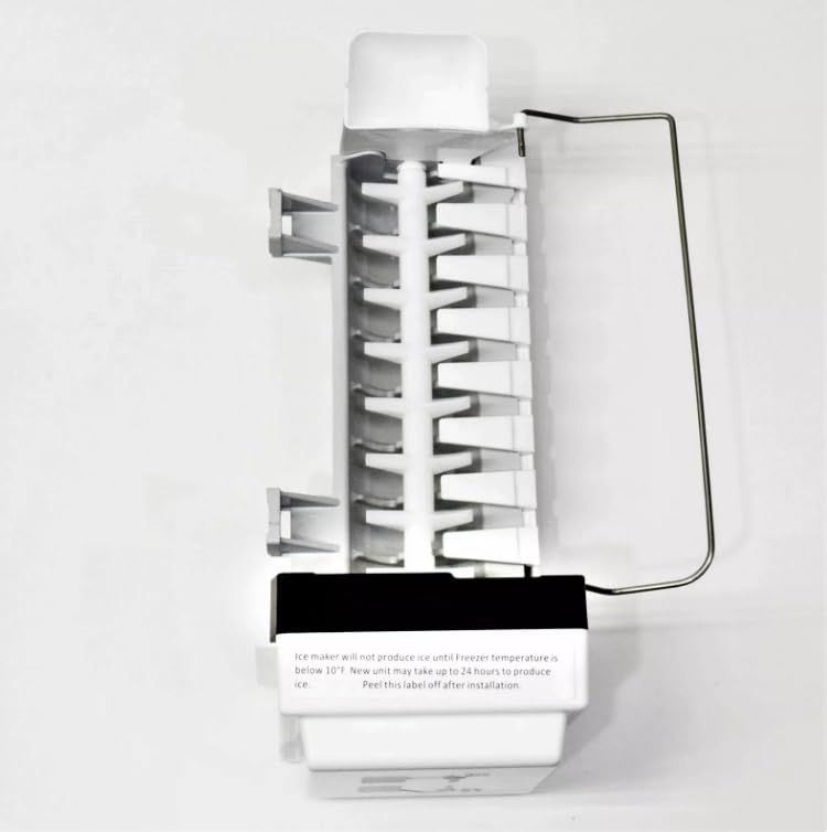 Refrigerator Ice Maker Assembly Replacement for Maytag MFI2269FRE00 MFI2269FRH00 MFI2269FRZ00 MFI2570FEE00 MFI2570FEH00 MFI2570FEZ00 MFI2269DRE00 MFI2269DRE01 MFI2269DRH00 MFI2269DRH01 MFI2269DRM00