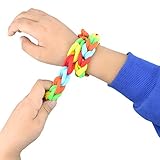 2 Pack Sensory Chewing Bracelet for Autism ADHD Oral Motor with Cotton Fabric Fidget Bracelet to Stress and Anxiety Relief