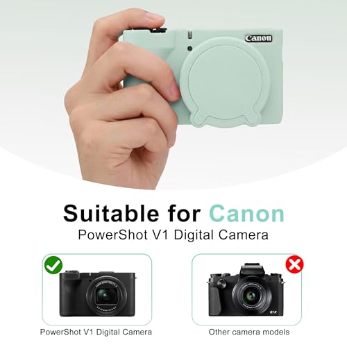 Funda de silicona para cámara Canon PowerShot V1 miniatura 2