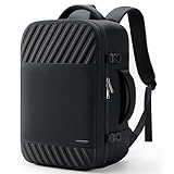 Lekespring Mochila Viaje Cabina Avion 40x20x25 Mujer Ryanair Equipaje de Mano 40x20x30 Mochila Viaje para Portatil 14 Pulgadas Impermeable Bolsa de Viaje para Trabajo, Negro)