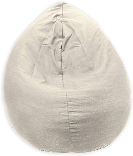 Acomoda Textil - Funda de Puff Pera, Funda Sofá Perezoso Sin Relleno, Bolsa de Frijol Grande. Funda...
