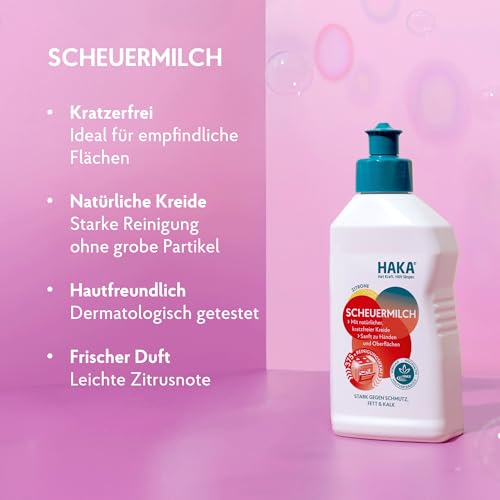 Scheuermilch HAKA 750 ml – Kalk-, Fett- und Schmutzentferner