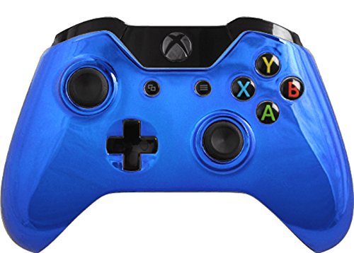 Custom Xbox One Controller Special Edition Blue Chrome Controller