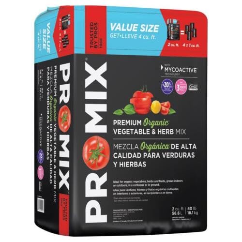 Ultimate Organic Vegetable & Herb Mix Soil Compressed Bale 2-Cu. Ft.