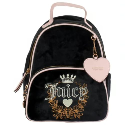 Juicy Couture Heritage Medium Backpack Black/Pink