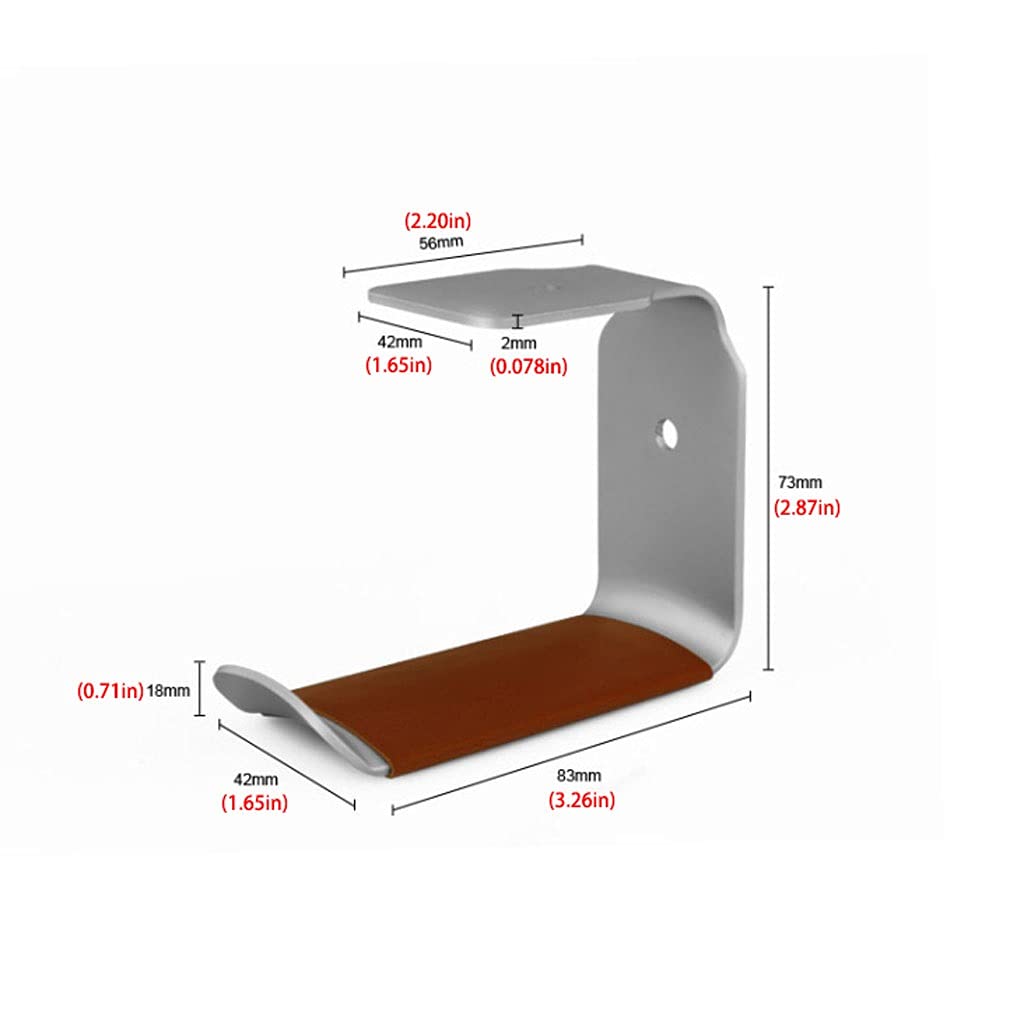 MRKU Support pour Casque Audio, Crochet de Fixation, Support Universel en Alliage d'aluminium, Fixation Murale, métal.