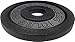 French Fitness Cast Iron Olympic Weight Plate V1 10 lbs - High-Density Solid Cast Iron, Flat Surface, Built-in Lip for Easy Loading & Offloading