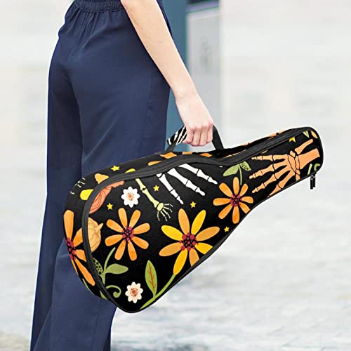 Housse de transport pour ukulélé avec mains en os et feuilles florales – Pour concert soprano ténor – 58,4 cm… - Les Beatles, Paul McCartney, John Lennon, RIngo Starr, George Harrison Housse de transport pour ukulélé avec mains en os et feuilles florales - Pour concert soprano ténor - 58,4 cm… – Image 7