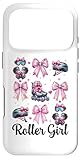 Womens Pink Coquette Bow Rollerblades Gifts