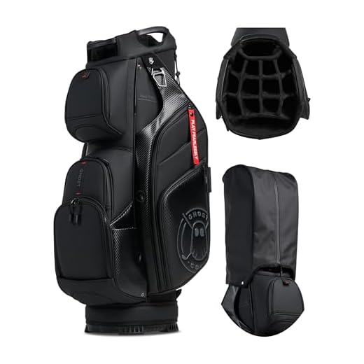 Ghost Golf Cart Bag with 14 Dividers