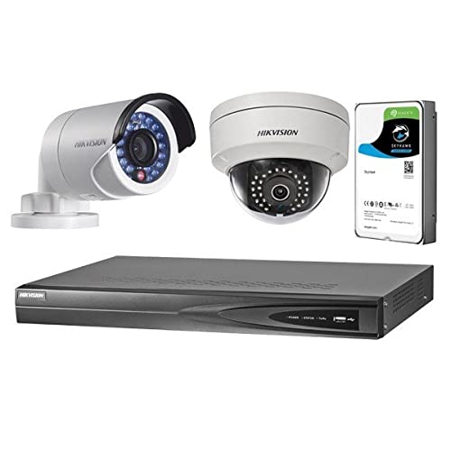 Amazon.co.jp: HIKVISION IP-2MP SET 防犯カメラ IPカメラ 4CHセット