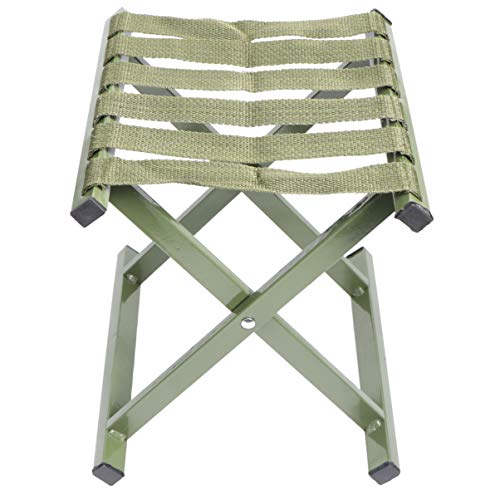 Banquinho dobrável para uso ao ar livre Clispeed, leve, banquinho de pesca, portátil, para acampamen