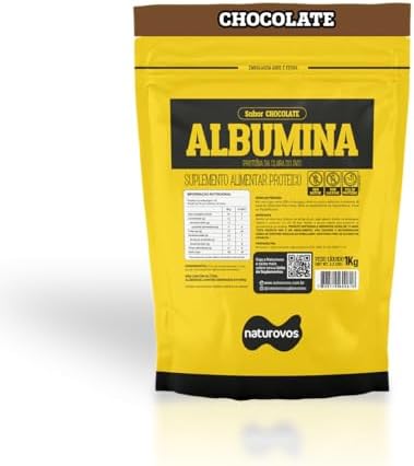 Albumina Chocolate 1Kg - Naturovos, Naturovos