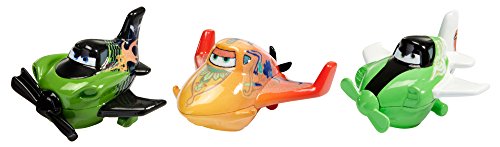 Mattel Disney Planes Micro Drifters 4, 3-Pack