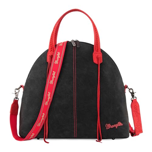 Wrangler Weekender Travel Bag Woven Top Handle Large Handbag and Boho Carry on Bag