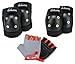 Schwinn Kids Protective Bike Gloves, Knee and Elbow Pads