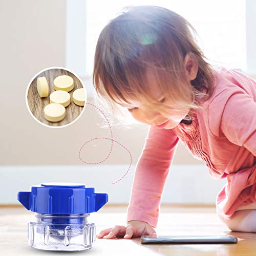 HEALLILY 2 Unidades Triturador de Comprimidos Triturador de Remédios Cortador de Comprimidos Portáti