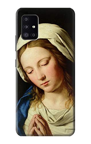 Coque Samsung A41 protection Vierge Marie - Étui housse de téléphone portable chrétien