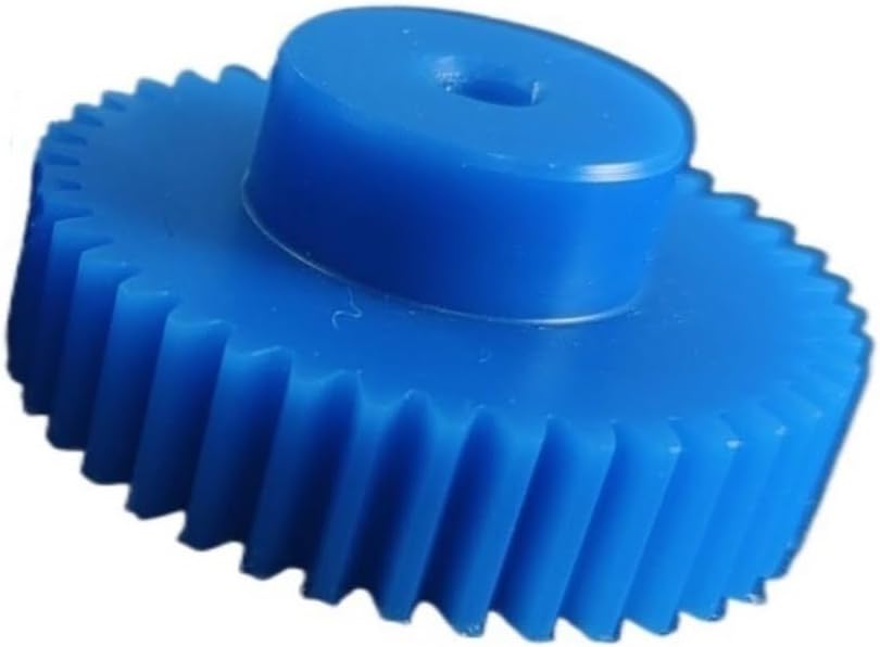 Plastic Motor Pinion Gears,1pcs Nylon Cylindrical Gear, Spur 1.5M 28T 45mm Diameter 15mm Tooth Thickness Blue 6-12mm Bore(8MM BORE)