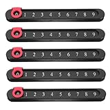 Matériau résistant : fabriqué en plastique robuste, ce compteur de scores est durable et facile à nettoyer, garantissant une utilisation optimale. indicateur de score de jeu, compteur de scores de snooker