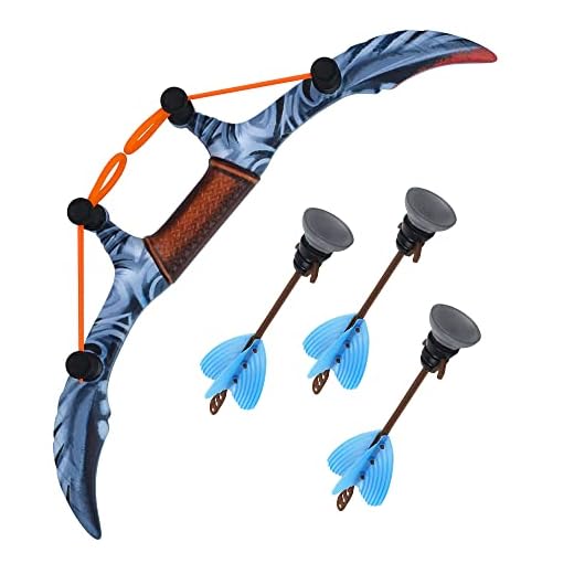 Zing Avatar Defender Bow Pack - 1 Bow and 3 Suction-Cup Arrows, Officially Licensed Role-Play Bow, Shoots Safe Arrows over 40ft, for Outdoor or Indoor Play, Age 8 and Up